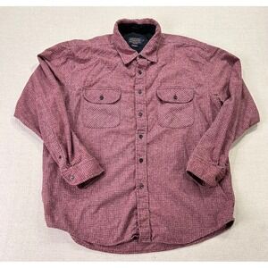 VINTAGE Pendleton Maverick Mens XL 100% Merino Wool Flannel Button Shirt